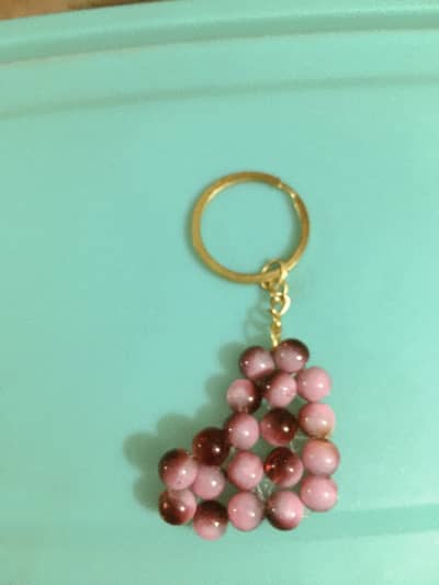 MENE HEART AND STAR SHAP KEYCHAINS NEW CONDETION