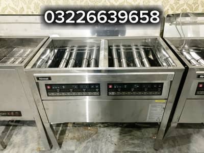 Latest model rannai double tank fryer/Al resturant machines available