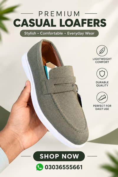 Premium Casual Loafers – Stylish Comfort for Everyday Wear