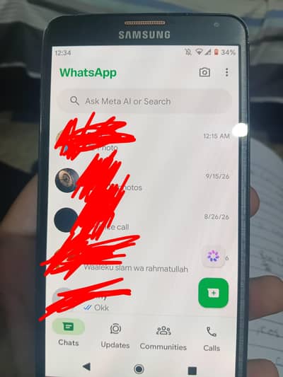 Samsung Mobile Note 3 pta