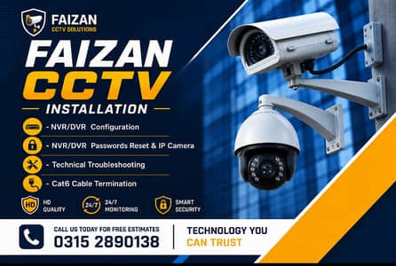 CCTV Installation Service Peshawar - Faizan CCTV