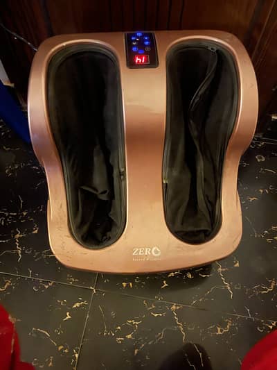 Zero Zen Spa Electric Foot Massager Machine with Heat Therapy