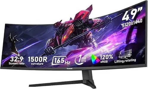 QUANTAM EDGE 240Hz 49" Curved 5K Gaming Monitor