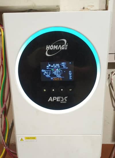 Homage Apex 6 kW Hybrid Inverter 10/10 Condition With Warranty Card