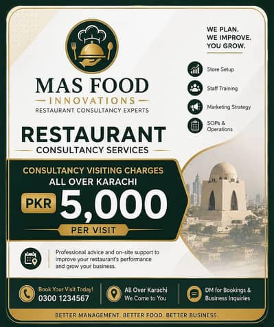 Restaurant Consultant | Restaurant Setup, Audit & Business Growth