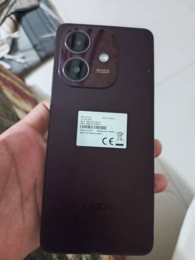 OPPO A3x 4 128 gb 10 by 10 condition purple color