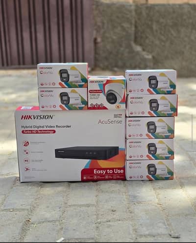 Hikvision 4 Cctv camera package promotional price only Rs 27499/-