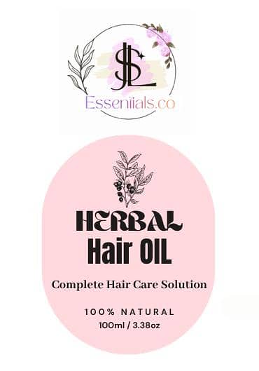 JLS Essentials ہیئر آئل - بال گرنے اور گنج پن کے لیے  100ml 1