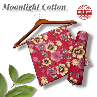 2 Pcs Women Lawn Suit - 1580 Rs