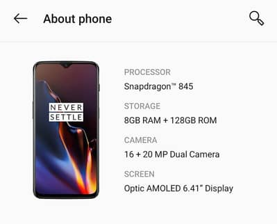 One Plus 6T