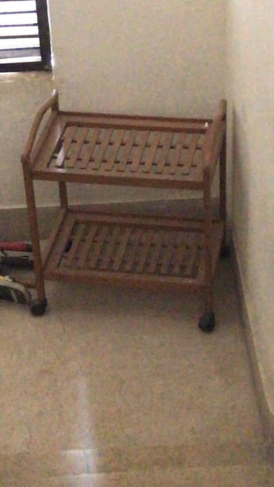 Wooden Tea Trolley