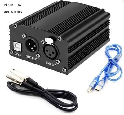 48V Phantom Power Supply for Condenser Microphone
