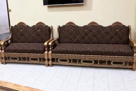 1,2,3 seater sofa set pure Tali ki lakri