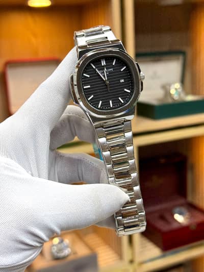 Luxury Men’s Premium Watch | Silver Stainless Steel | 4 colors abl