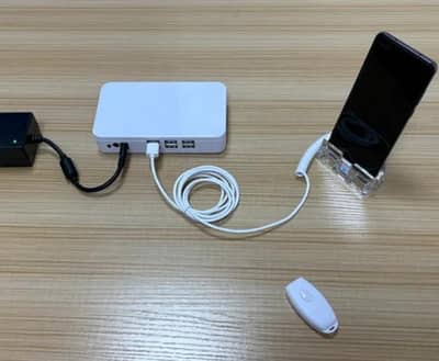 4-Port Security Alarm System A36 | Mobile Phone Anti-Theft Alarm