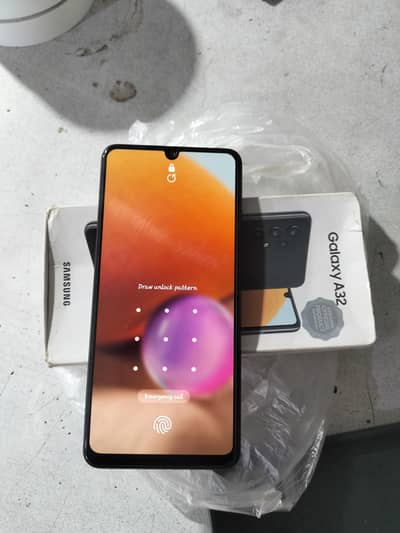 Samsung Mobile A32 with box all original no open repir