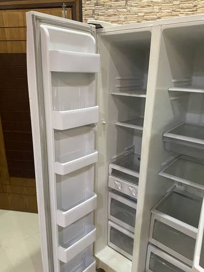 Double door samsung full size refrigerator for sale