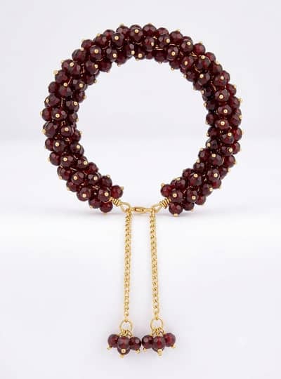 Gajra Bracelet Elastic and chain