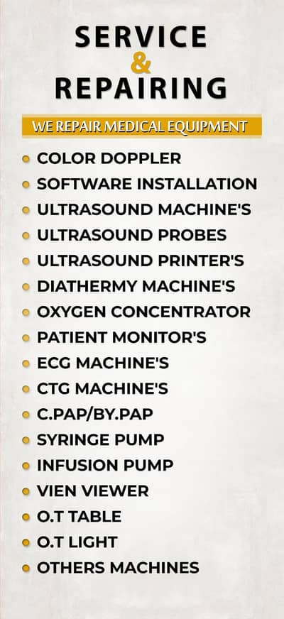 All Types Of Ultrasound Machine