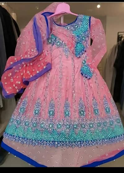 Pink 3 Piece Fancy Maxi Frock