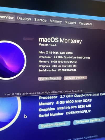 Apple iMac 21.5-inch Late 2013