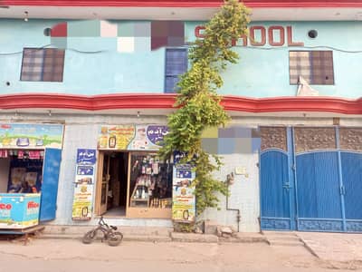 Academy and Shop for Rent in School Building on main Road