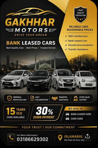 Bank leasd car available