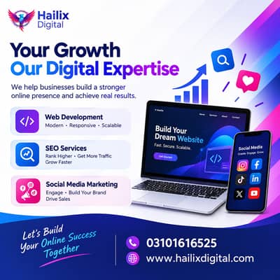  Web Development ,   SEO Services and  Social Media Marketing