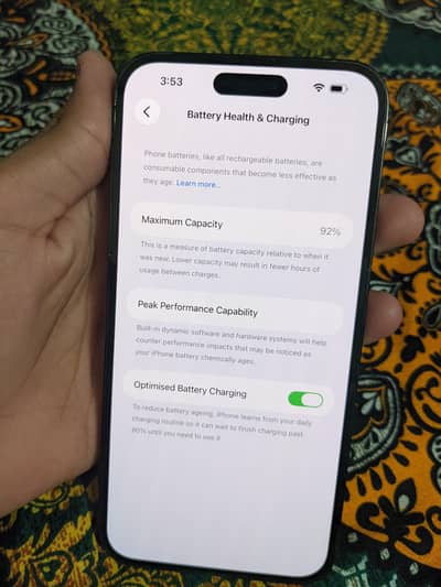 iPhone 14 Pro Max non pta jv 128 gb BH:92 CONDITION 10/9