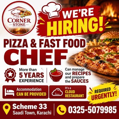 Expert Pizza And Fast Food Chef