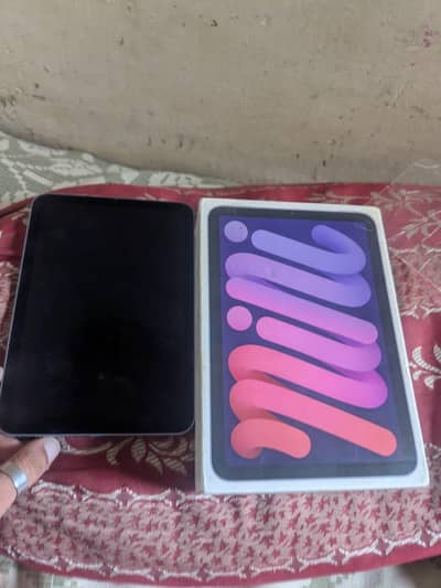IPAD MINI 6 64 GB WITH BOX AND ORIGINAL CHARGER