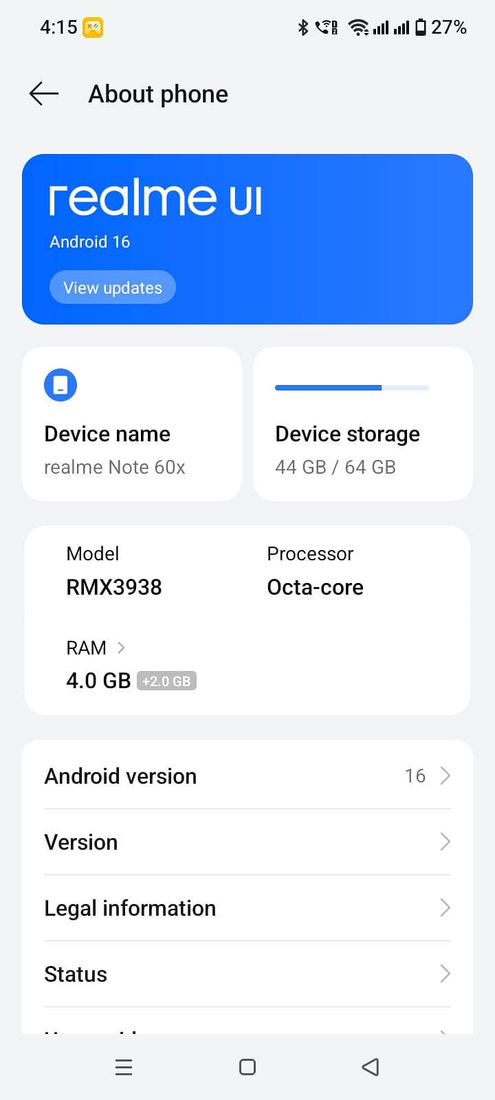 Realme Note 60x 1