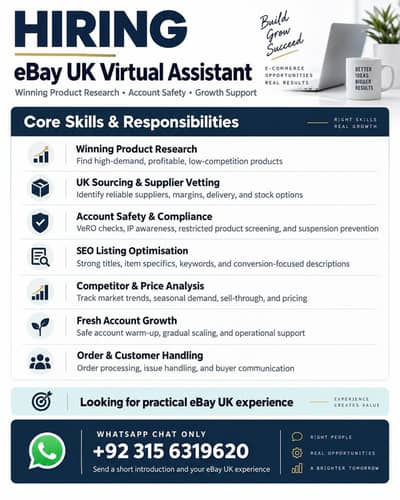 eBay UK market VA required