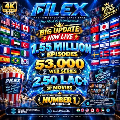 FILEX TV | XCIPTV | OPPLEX TV | MEGA OTT | B1G