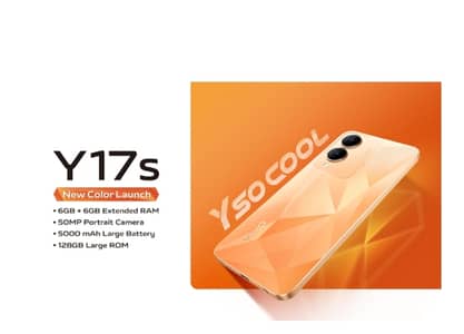 Vivo y17s ram 4+4 rom 128gb