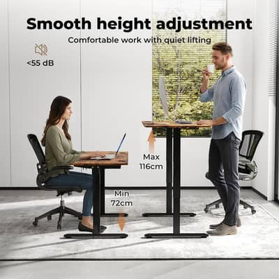 Electric height adjustable desk, standing desk, Ergonomic Desk, study