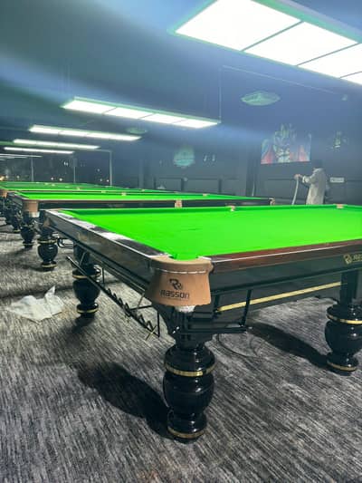 Snooker tables, Rasson,star, strong,swards, wiraka, Ammerican pool,