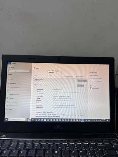 LAPTOP i5 2nd 8gb ram