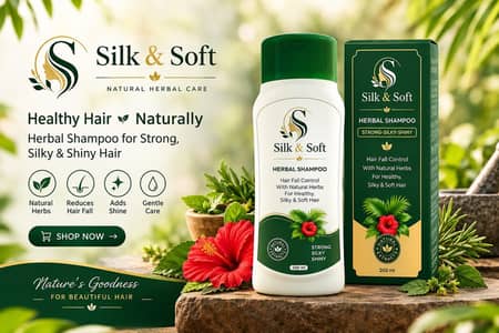 silk & Soft herbal shampoo