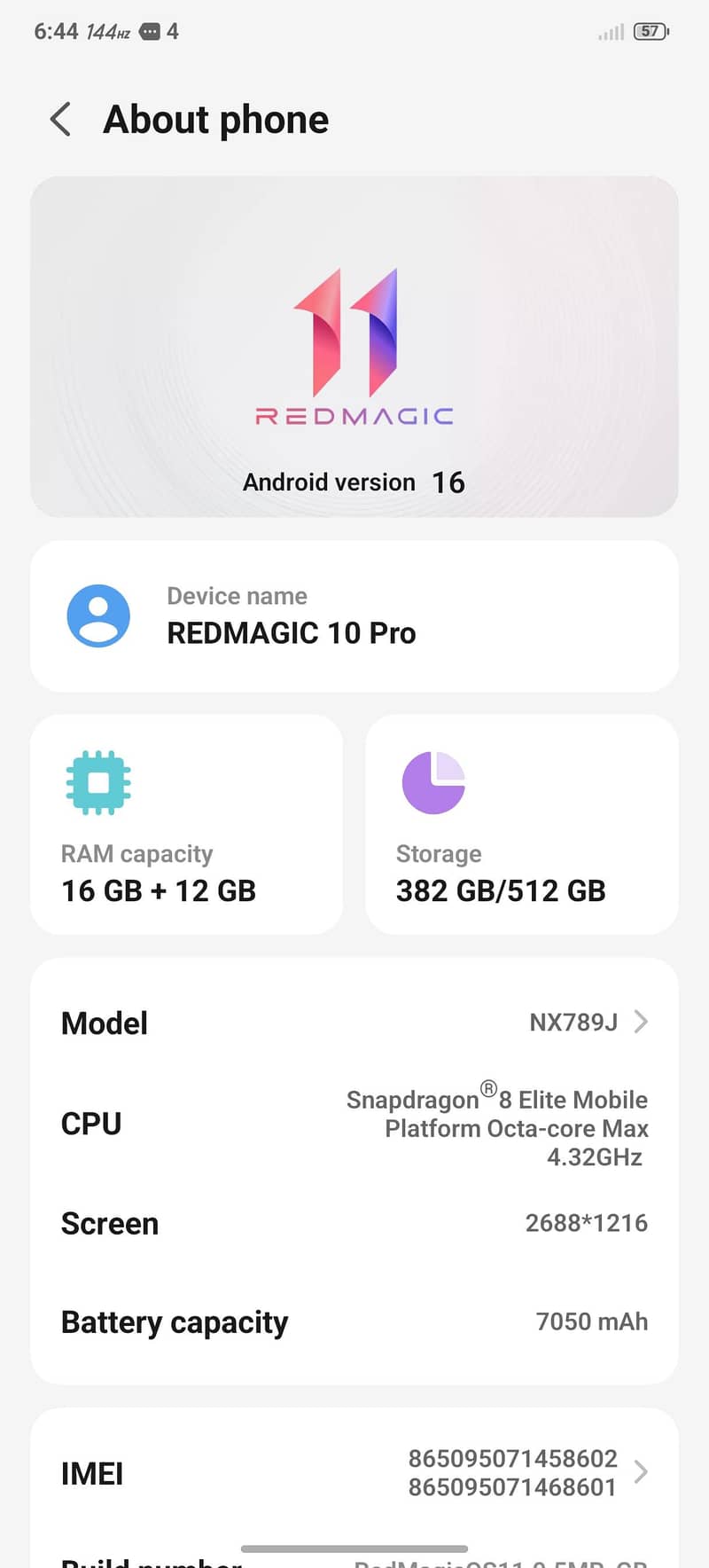 Red magic 10pro 9