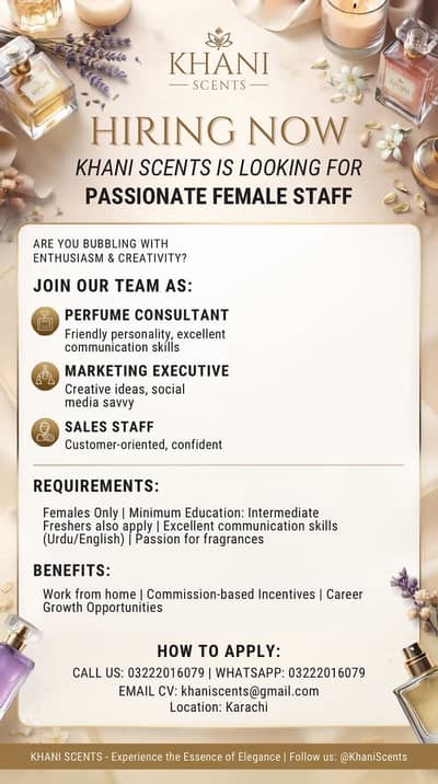 Need female staff