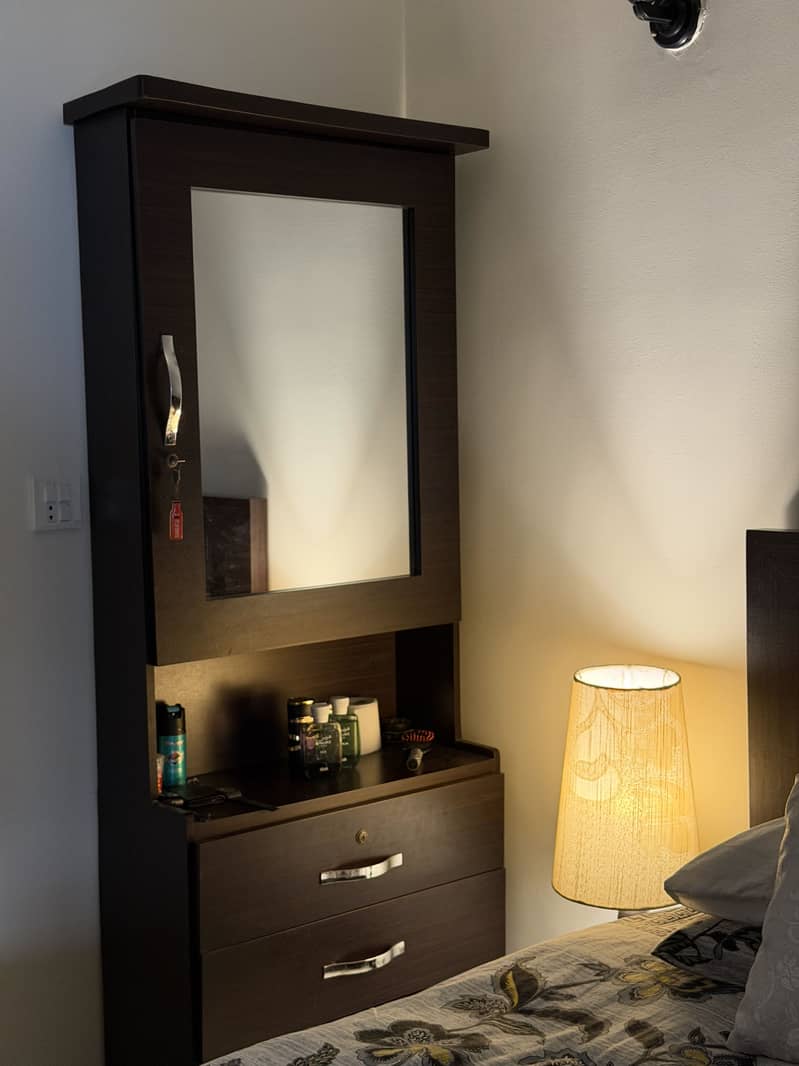Bed, Wardrobe, Dressing,  Corner stand 3