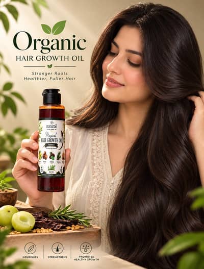 Herbal hair shampoo and hair oil