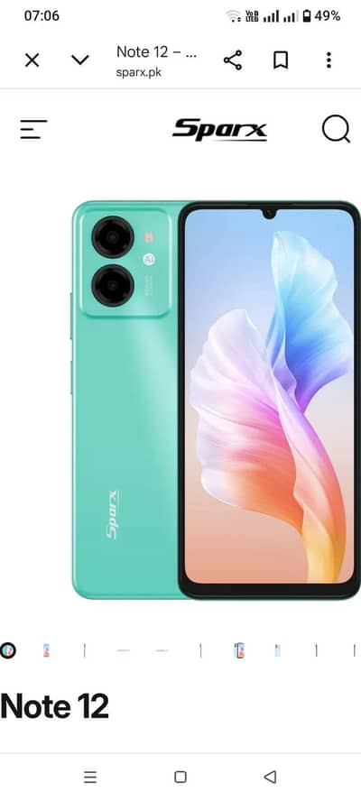 Sparx Note 12