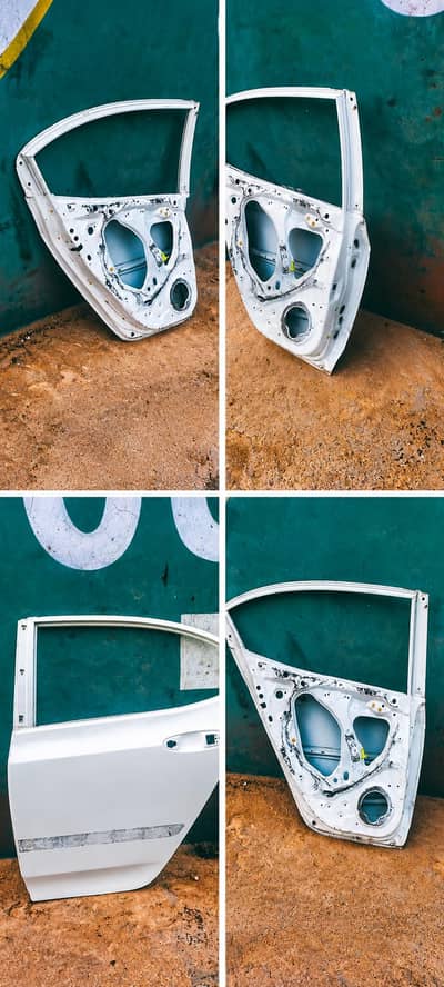 White Rear Genuine User Door - Good Condition