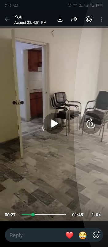 2 Bed DD flat 2nd floor after mezzanine floor 950 sqrfet in dha phase 2 ext rent 70 hazar near mastar hazar final no mantinance charges pani apna khud dalwana hy 3 month secorty month deposit 1 month advance rent 1 month commission 0322.5996882