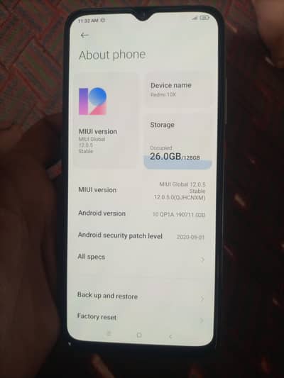 Xiaomi Mi Note 10x 6 128 non pta