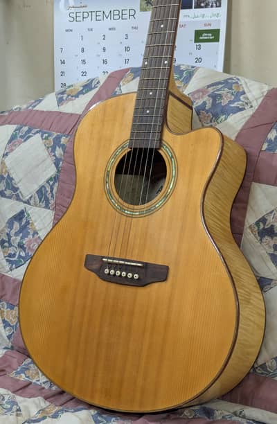 Ashton Professional Grand Auditorium Semi-Acoustic Guitar made in Aus
