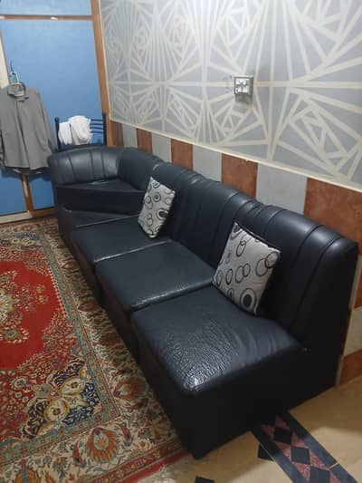 6 seater sofa set L shape
