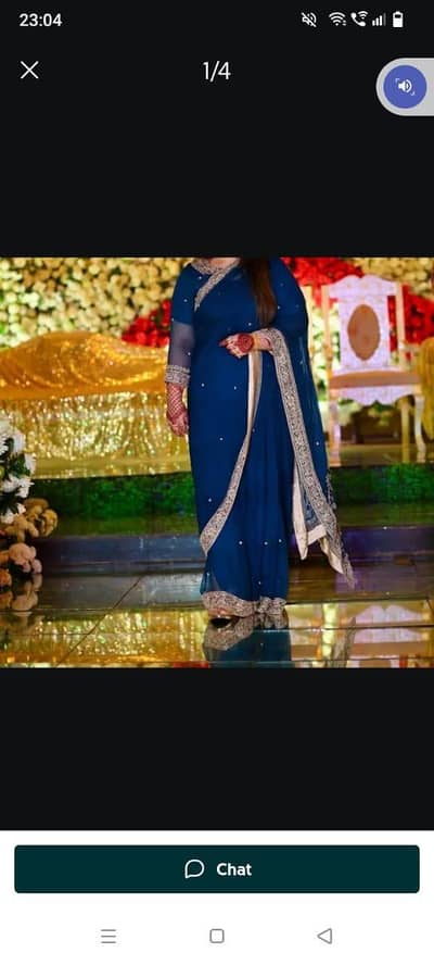 sare/party dress/ sarii/branded sari/ wedding dress/ walima dress